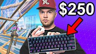 I Tried The World's FASTEST Keyboard In Fortnite RANKED...