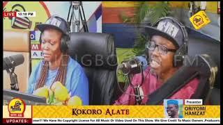 Arc Daddy with Oriyomi Hamzat on Kokoro Alate at Agidigbo FM Ibadan