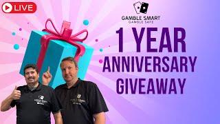 Gamble Smart 1 Year Anniversary Giveaway Special!