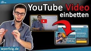 Wie Du In WordPress Ein YOUTUBE VIDEO EINBETTEN Kannst - Simples Tutorial 2025 (deutsch)