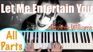 LET ME ENTERTAIN YOU - Robbie Williams Piano Chords Tutorial