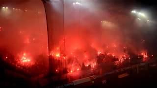 Olympiakos -  Panathīnaïkos "Big Greek Derby" Gate 7 Coreo And Pyro 11/11/2018