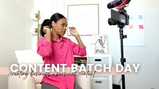 ENTREPRENEUR VLOG | content day, mom life, tips for personal brand content and business content