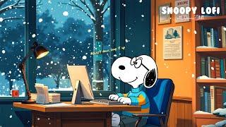 Chill Study Winter ️ Lofi Playlist for Deep Focus Study Sessions - [lofi hip hop mix]