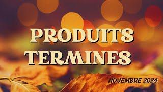 PRODUITS TERMINES - NOVEMBRE 2024...