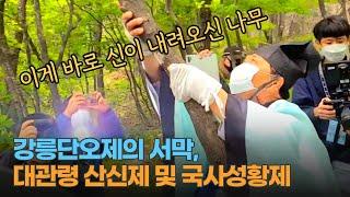강릉단오제에 앞서 거행되는 '대관령 산신제'와 '국사성황제'를 아시나요?