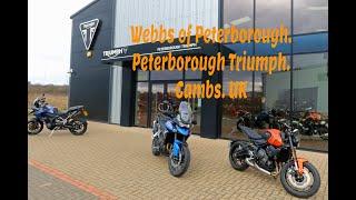 Webbs of Peterborough Visit. Triumph Dealer.