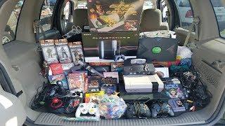 MY BIGGEST VIDEO GAME FLEA MARKET HAUL OF THE YEAR! #18