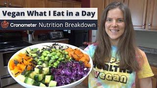 Vegan What I Eat in a Day with Cronometer Nutrition Breakdown