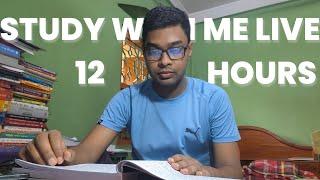 Study with me live in Bangladesh with raining | Pomodoro 120/30 | BCS Preparation