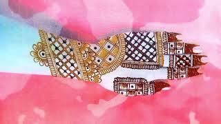 back hand mehandi simple design| back hand mehandi design easy| new simple mehandi design 2023|