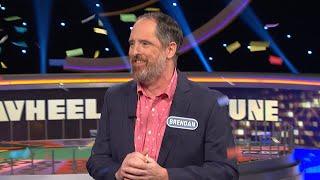 Brendan Hunt Wins a Six-Figure Prize for Charity - Celebrity Wheel of Fortune