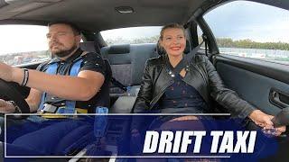 Drift taxi with a girl