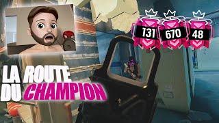 LA NOUVELLE ROUTE DU CHAMPION JE DÉTRUIS RÉELLEMENT 3 TOP CHAMPION EN FACECAM ! RAINBOW SIX SIEGE