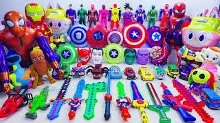 Marvel's Spider-Man series Unboxing, Spider-Man action dolls, glowing Spider-Man electric toy gun