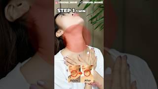 Slim Defined Jawline ExercisesRemove Double Chin, Fat Face #antiaging #shorts