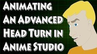 Animating a Detailed Head Turn in Anime Studio