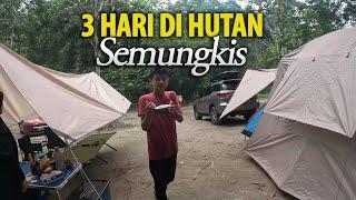 Camping Hutan Pedalaman Semungkis Vs Bandar KL, Anak Bini Seronok Meredah Hutan, Masak Kambing Perap