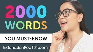 2000 Words Every Indonesian Beginner Must Know