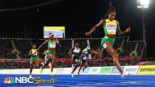 Thompson-Herah conquers 200 to complete 100/200 double at Commonwealth Games | NBC Sports