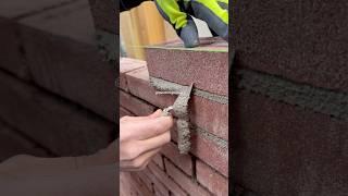 Smallest trowel Bricklaying #asmr #construction #masonry