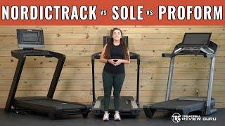 Sole F80 vs NordicTrack 1750 vs ProForm Pro 9000 -  Treadmill Comparison