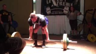 Jared Taibi 500 lb deadlift 3rd attempt