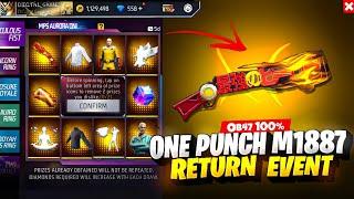 Ob47 One Punch Man M1887 Return || New Event Free Fire Bangladesh Server || Free Fire New Event