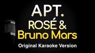 APT. - ROSÉ & Bruno Mars (Karaoke Songs With Lyrics - Original Key)