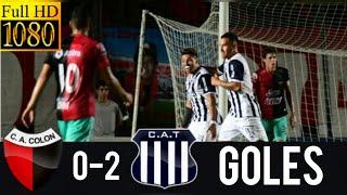 Colon vs Talleres 0-2/Goles/FECHA 12/Superliga Argentina