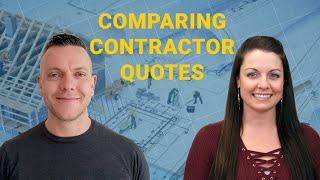 Comparing Contractor Quotes