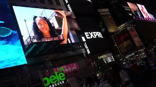 Filming Times Square Billboards