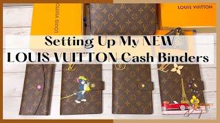 SETTING UP MY NEW CASH ENVELOPE BINDERS | BILL BINDERS | SINKING FUNDS | LV AGENDA | BANK BAG