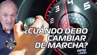 ¿CUÁNDO debo CAMBIAR DE MARCHA en mi coche?