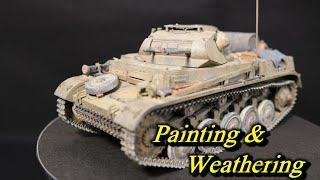 Painting and weathering Academy German Panzer II Ausf.F North Africa ( English Sub )