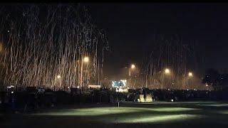 New year celebration Navi Mumbai | Magicfx Stadium shot ribbons