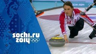 Curling - Woman's Round Robin - Japan v Russia | Sochi 2014 Winter Olympics