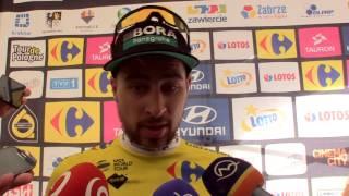 Interview with Peter Sagan after I stage