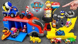 Paw Patrol toys unboxing ASMR | PAW Patrol Mighty Meteor Track Set | Chase Rubble Marshall