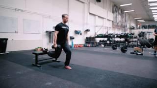 DB Bulgarian split squat