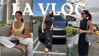 LA travel vlog  Bel Air, shopping in Beverly Hills, La La Land, farmers market, Community Goods