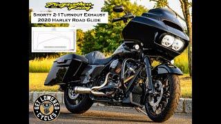 2020 Harley Road Glide - Two Brothers Racing 2-1 Shorty Turnout Exhaust Sound Clip & Dyno Numbers