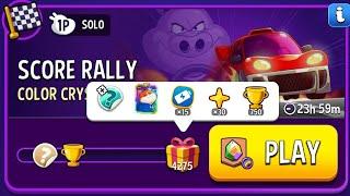 color crystals rainbow solo challenge | match masters | score rally color crystals solo