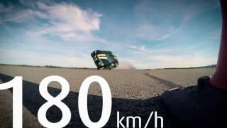 Vianor & Nokian Tyres - Watch the Guinness World Record Fastest side wheelie in a car!