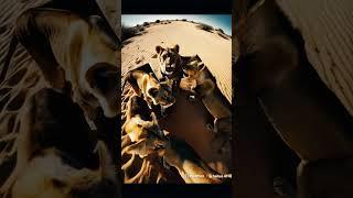 Lion Laughs at the Camera: Hilarious AI-Generated Wildlife Moment! #shorts #viralshorts #trending