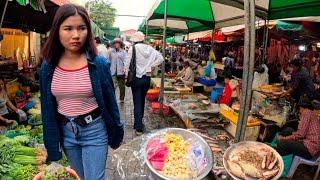 Popular Cambodian Street Food - Morning Walking Tour Phnom Penh Fresh  Market Food