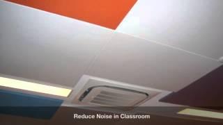 Fabric Acoustic Ceiling Panels by Sontext