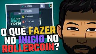 ROLLERCOIN VALE A PENA? COMO COMEÇAR HOJE NO FREE? MEUS GANHOS