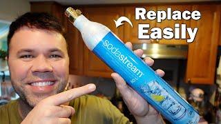 How To Replace SodaStream Cylinder | Co2 Replace SodaStream Bottle