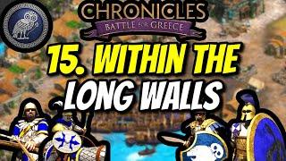 15. Within the Long Walls [Grand Campaign] [Hard] (AoE2) | Chronicles: Battle for Greece DLC